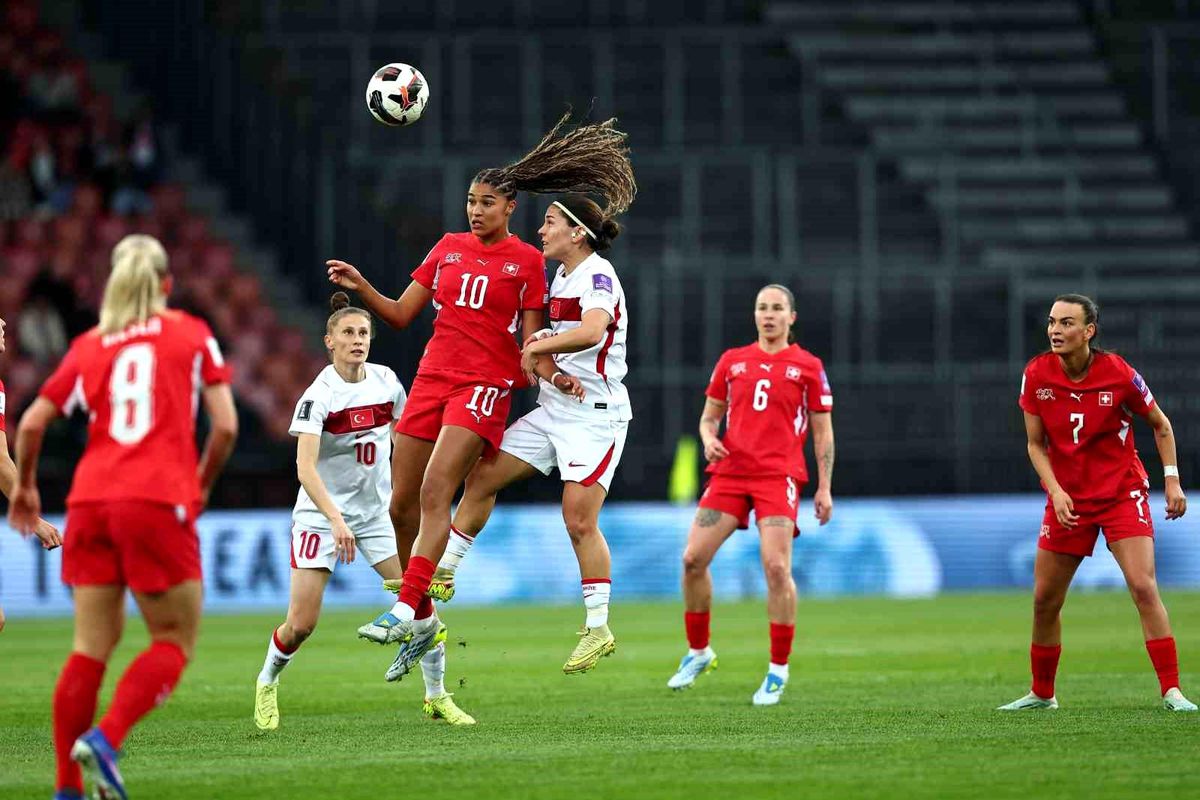 Milli Kadın Futbol Takımımız İsviçre\'ye Kaybetti