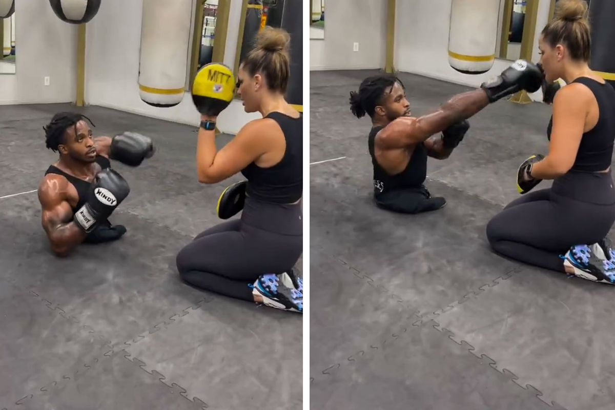 Belden aşağısı yok ama hayata olan inancı tam