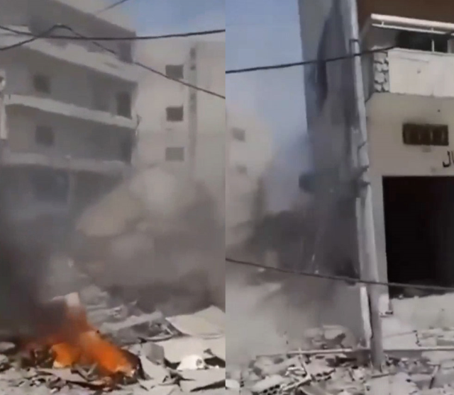 İsrail, müzakere günü Lübnan'ı vurdu! Gelen görüntüler korkunç