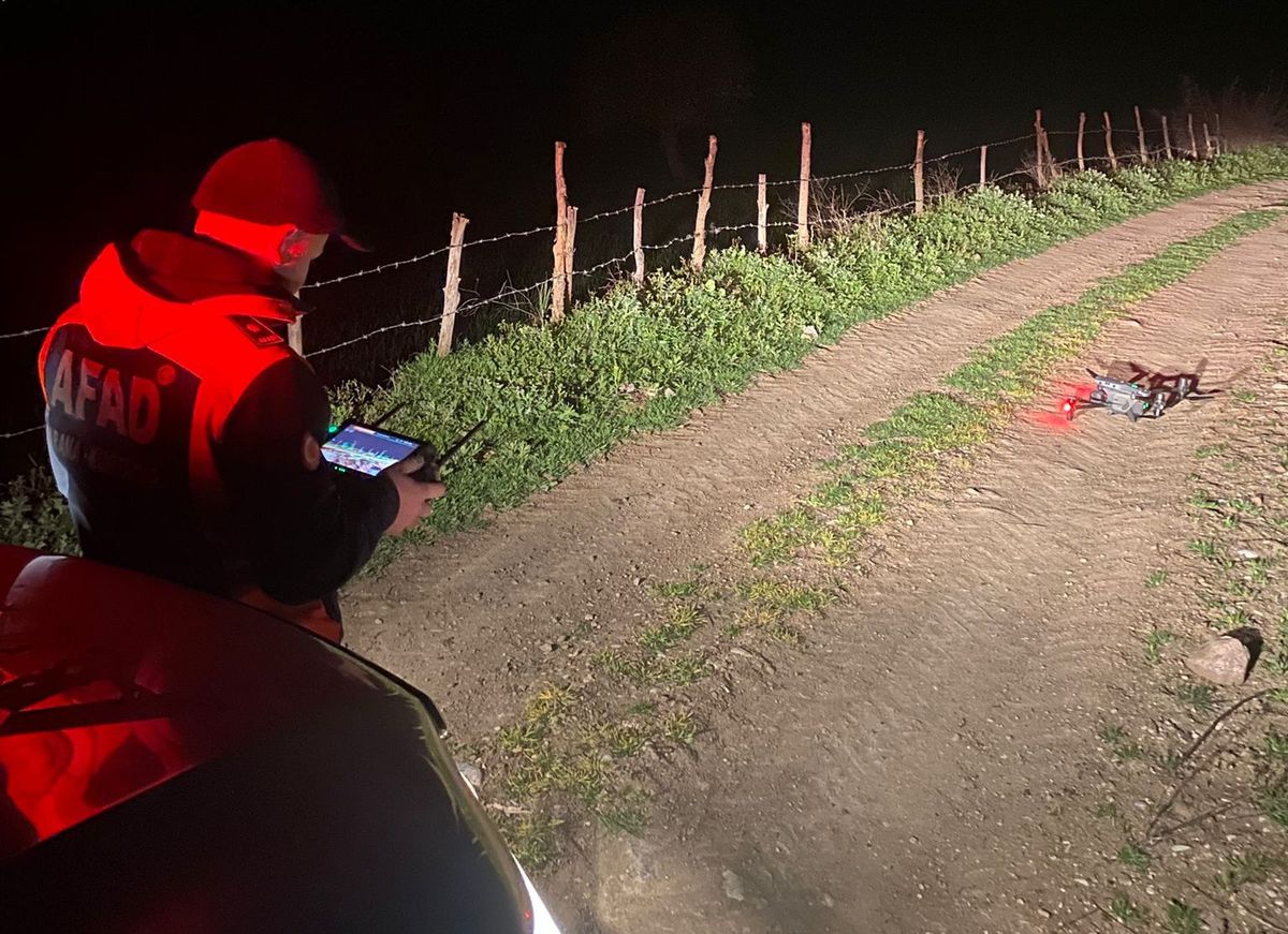 Kaybolan Gebe İnek Dron ile Bulundu