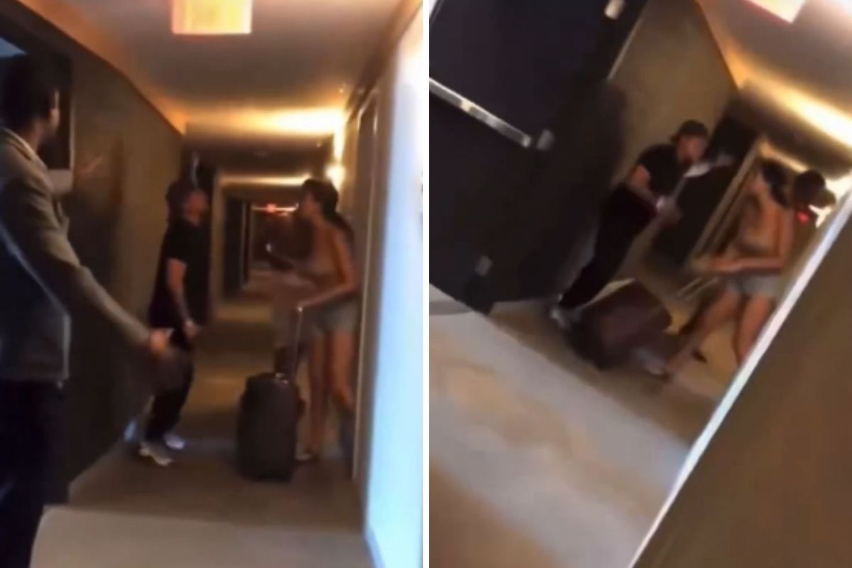 Kız arkadaşına sürpriz yapmaya gitti, kapıyı başka bir erkek açtı!