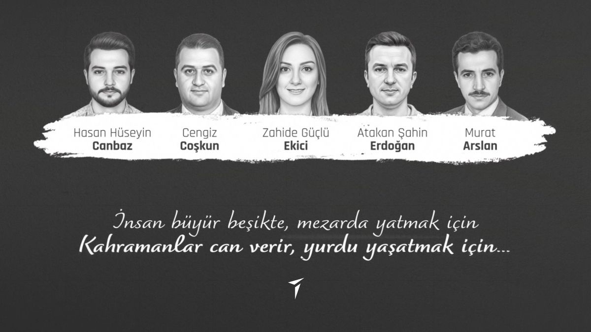 TUSAŞ\'tan \'Şehitler Haftası\' paylaşımı