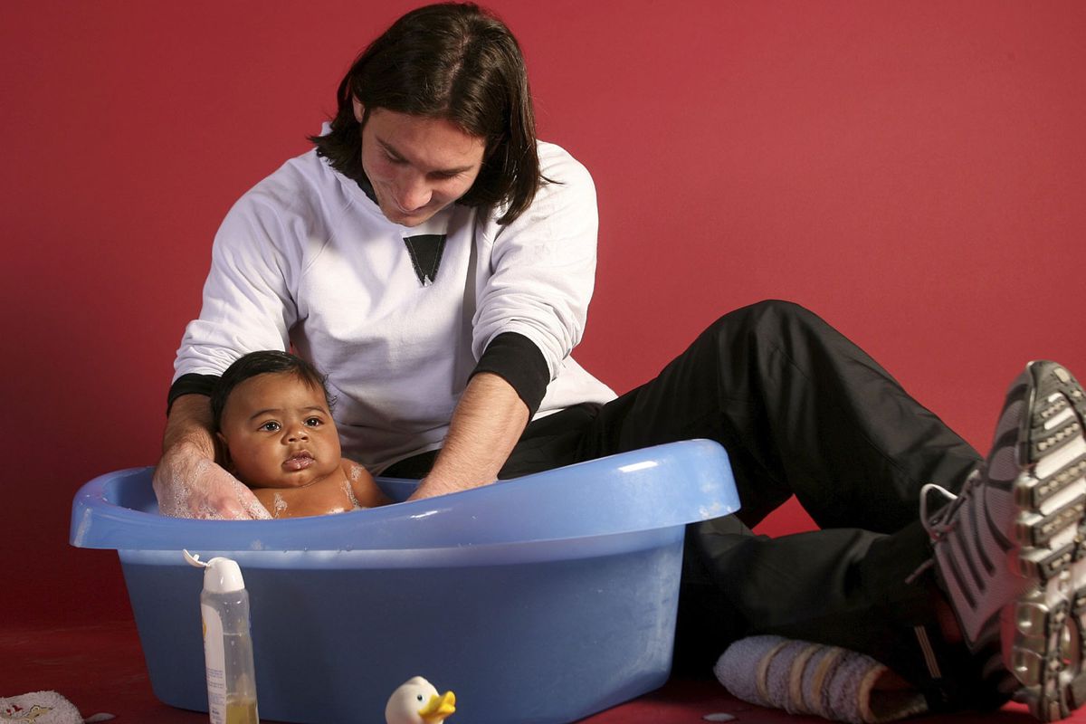 Yamal'dan Messi'nin kucağında &ccedil;ekildiği fotoğrafa ilk yorum