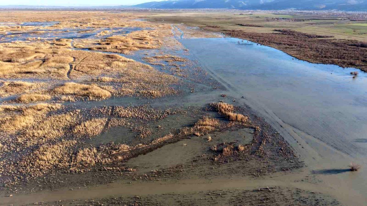 Akşehir Gölü\'nde Su Seviyesi Yükseldi