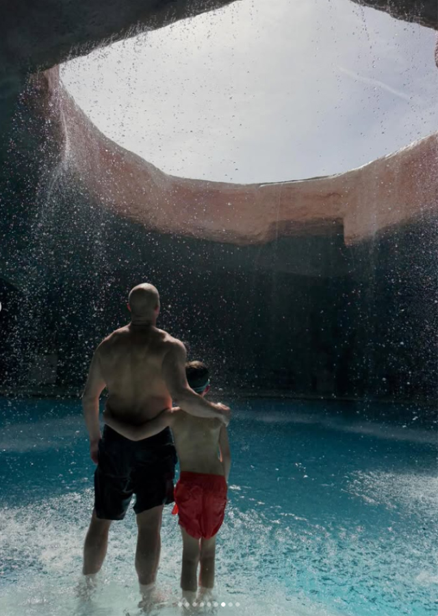 Aksiyon yıldızı bu kez baba haliyle! Jason Statham’dan dikkat çeken kareler