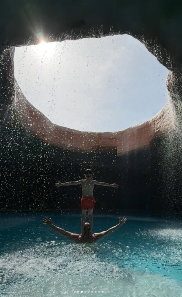 Aksiyon yıldızı bu kez baba haliyle! Jason Statham’dan dikkat çeken kareler