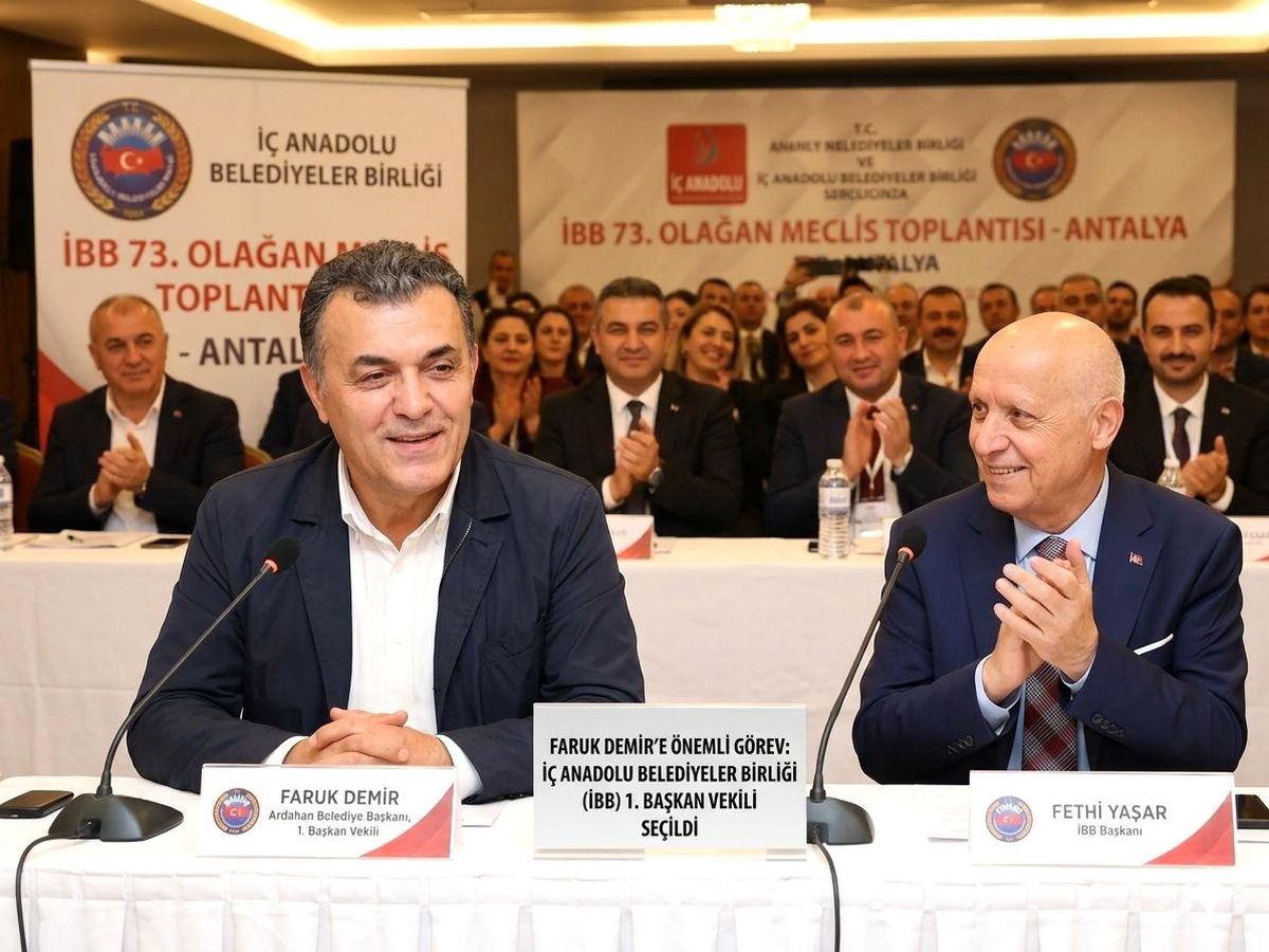 Başkan Demir, İç Anadolu Belediyeler Birliği 1. Başkan Vekili seçildi