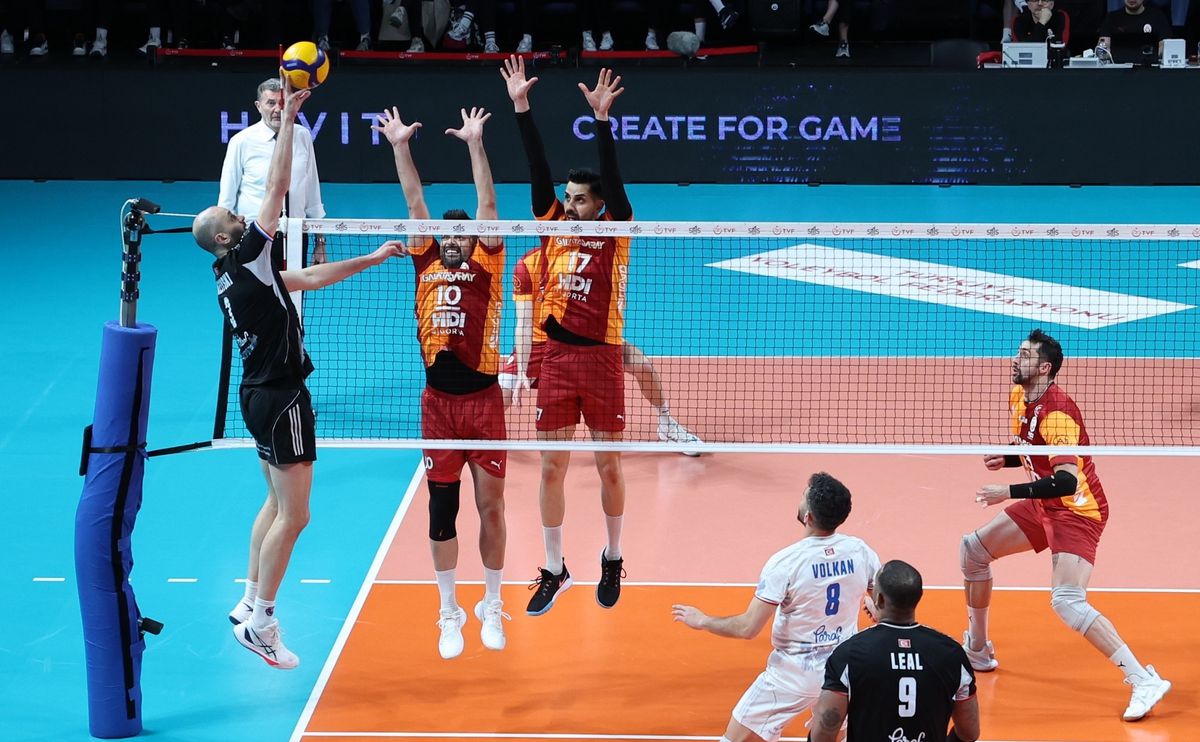 Galatasaray HDI, Halkbank\'ı 3-0 Yendi