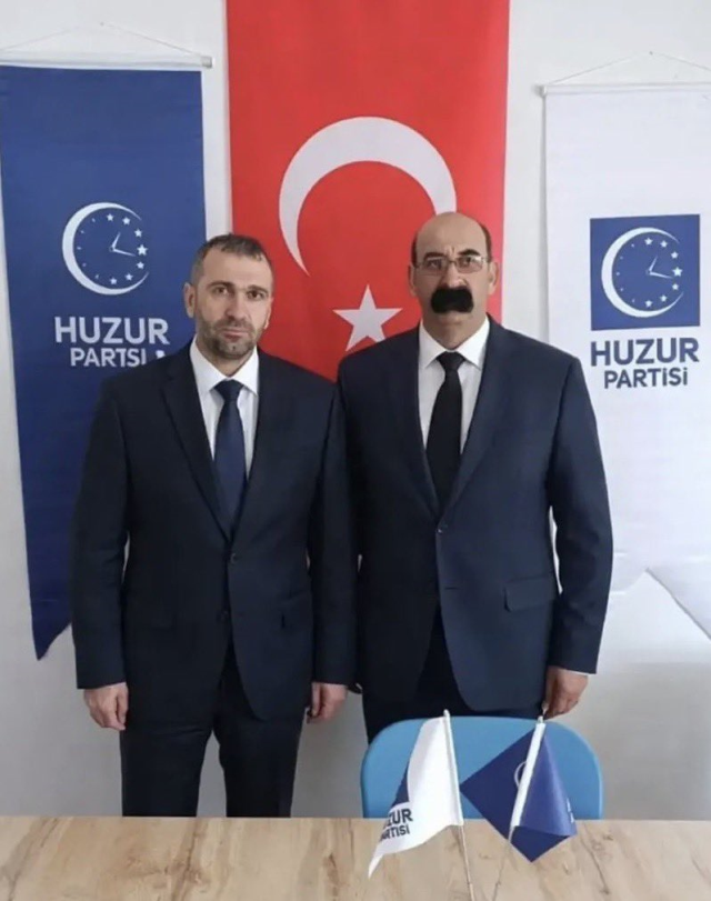 Huzur Partisi'nin Karlıova ilçe başkanı olay oldu