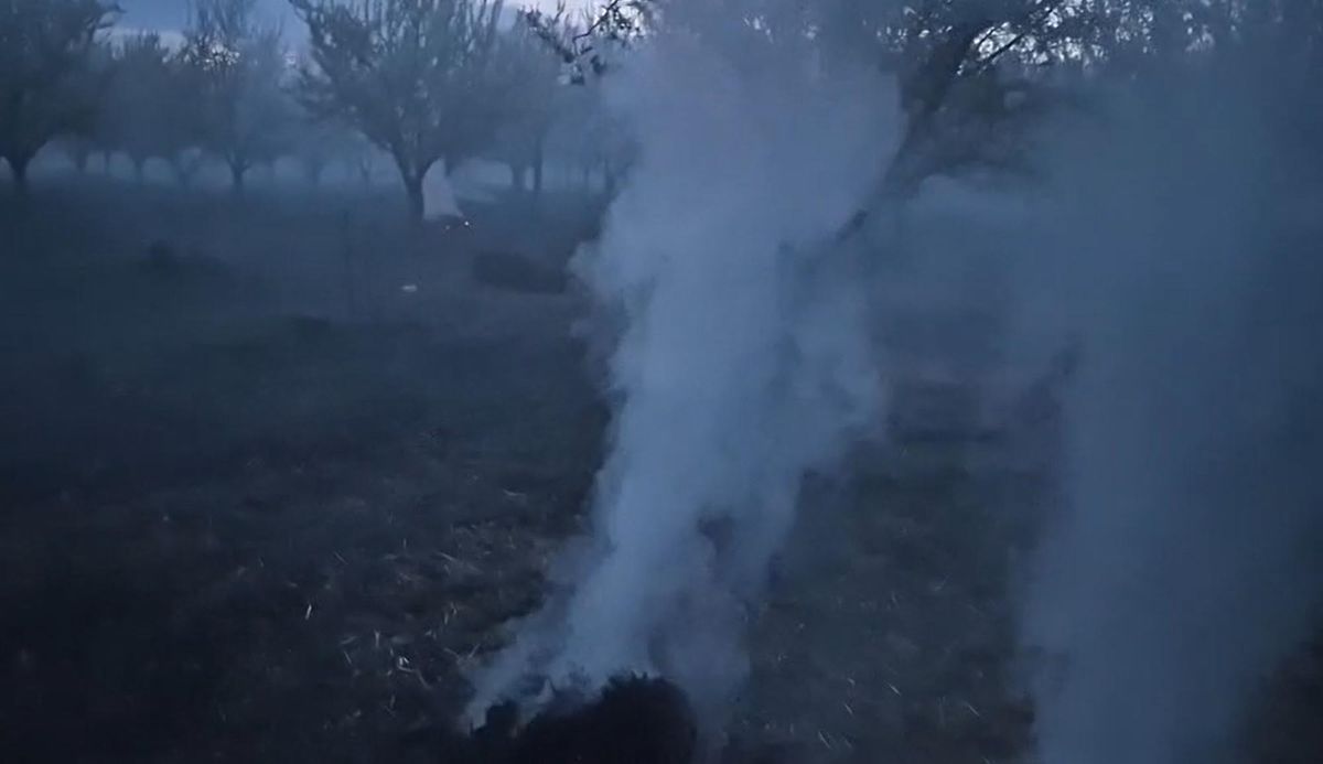 Iğdır\'da Kayısı Üreticileri Gece Nöbeti Tutuyor