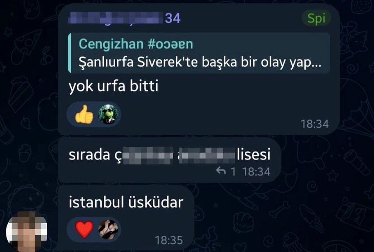 Tehdit Paylaşımına Soruşturma