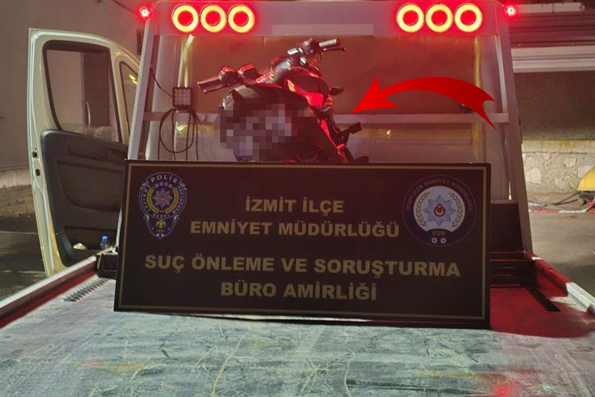 Polisten ibretlik ceza! Bir daha motora elini sürmez