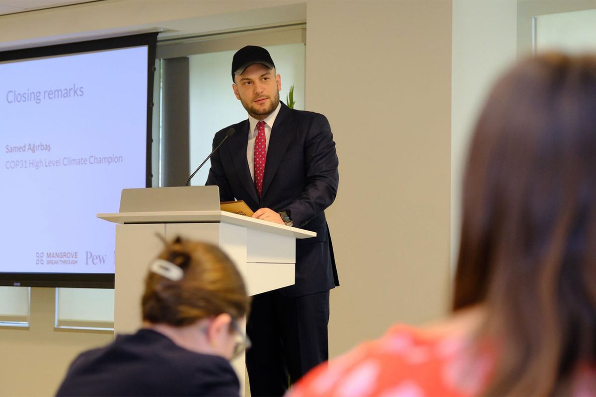 COP31 şampiyonu Ağırbaş, Emine Erdoğan’ın liderliğindeki dönüşümü uluslararası finans çevrelerine anlattı