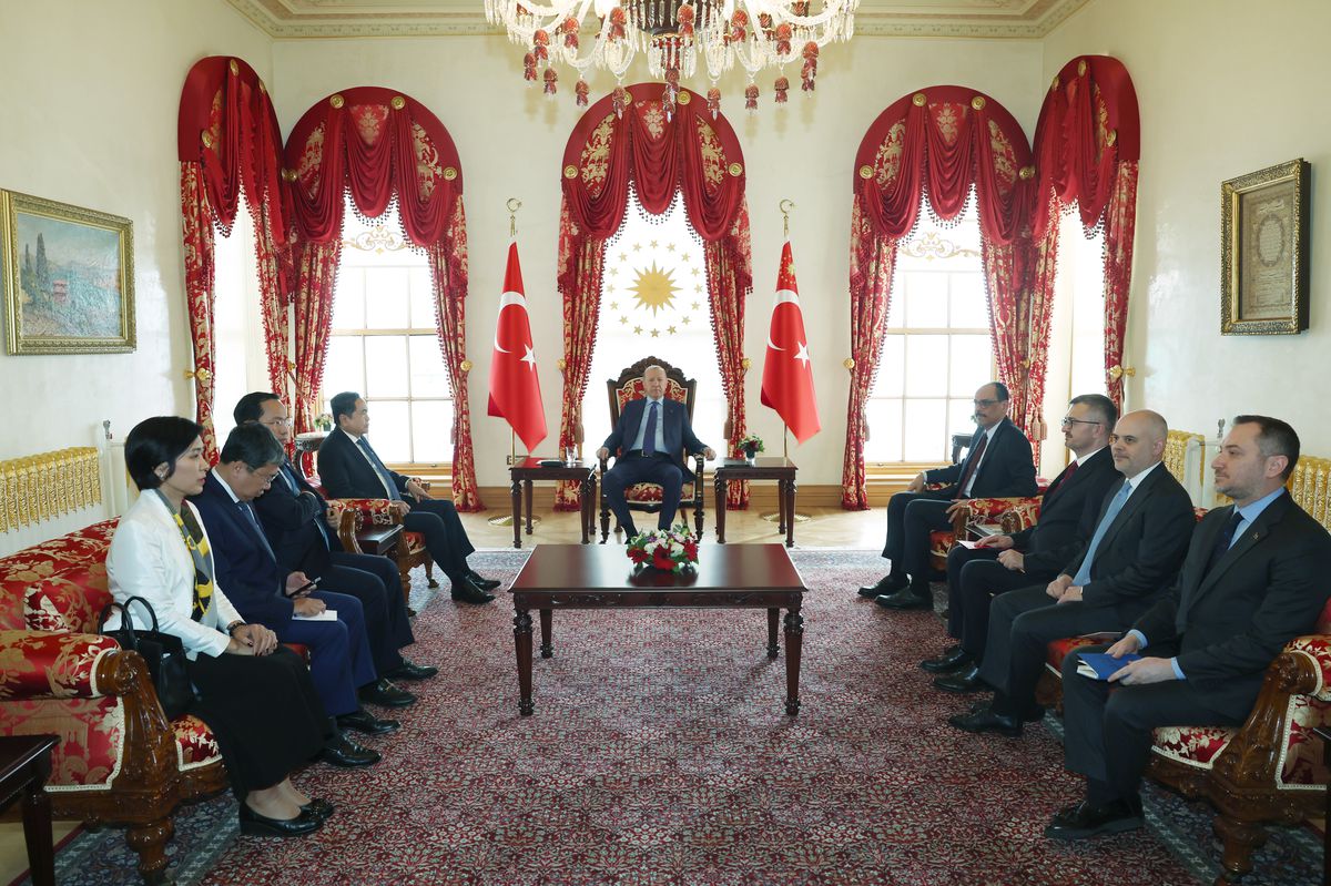 Cumhurbaşkanı Erdoğan, Vietnam Meclis Başkanı Tran Thanh Man\'ı kabul etti