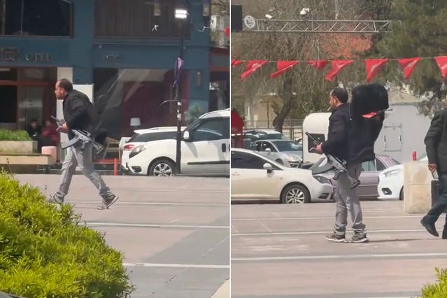 Diyarbakır’da korku dolu anlar! Uzun namlulu silahla ateş açtı