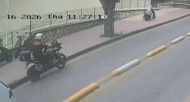 Kaldırımdan kaçtı, 500 bin liradan oldu