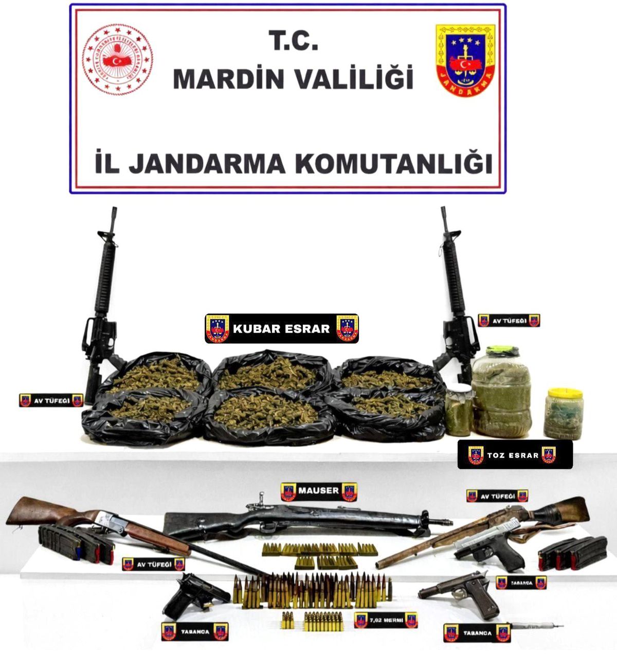 Mardin\'de 35 Kilo Esrar Ele Geçirildi