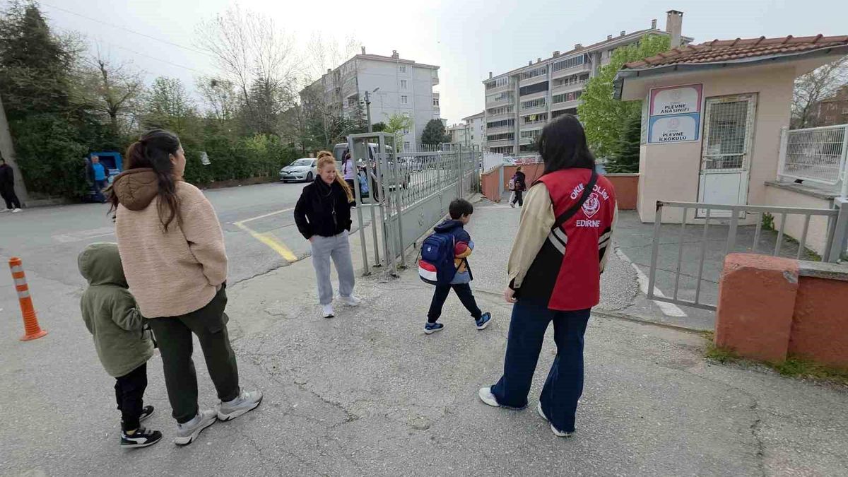 Edirne\'de Okul Güvenliği Arttırıldı