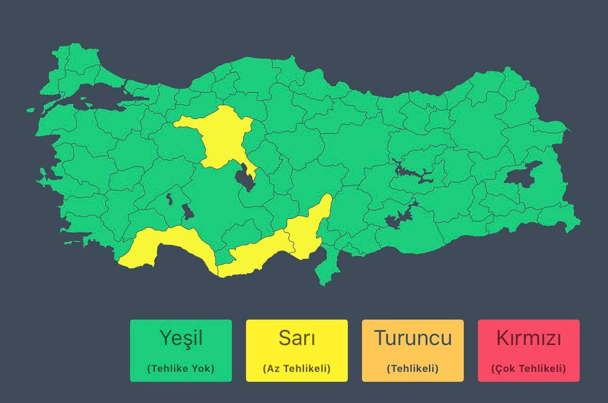 Meteorolojiden Uyarı: Kuvvetli Yağış Geliyor