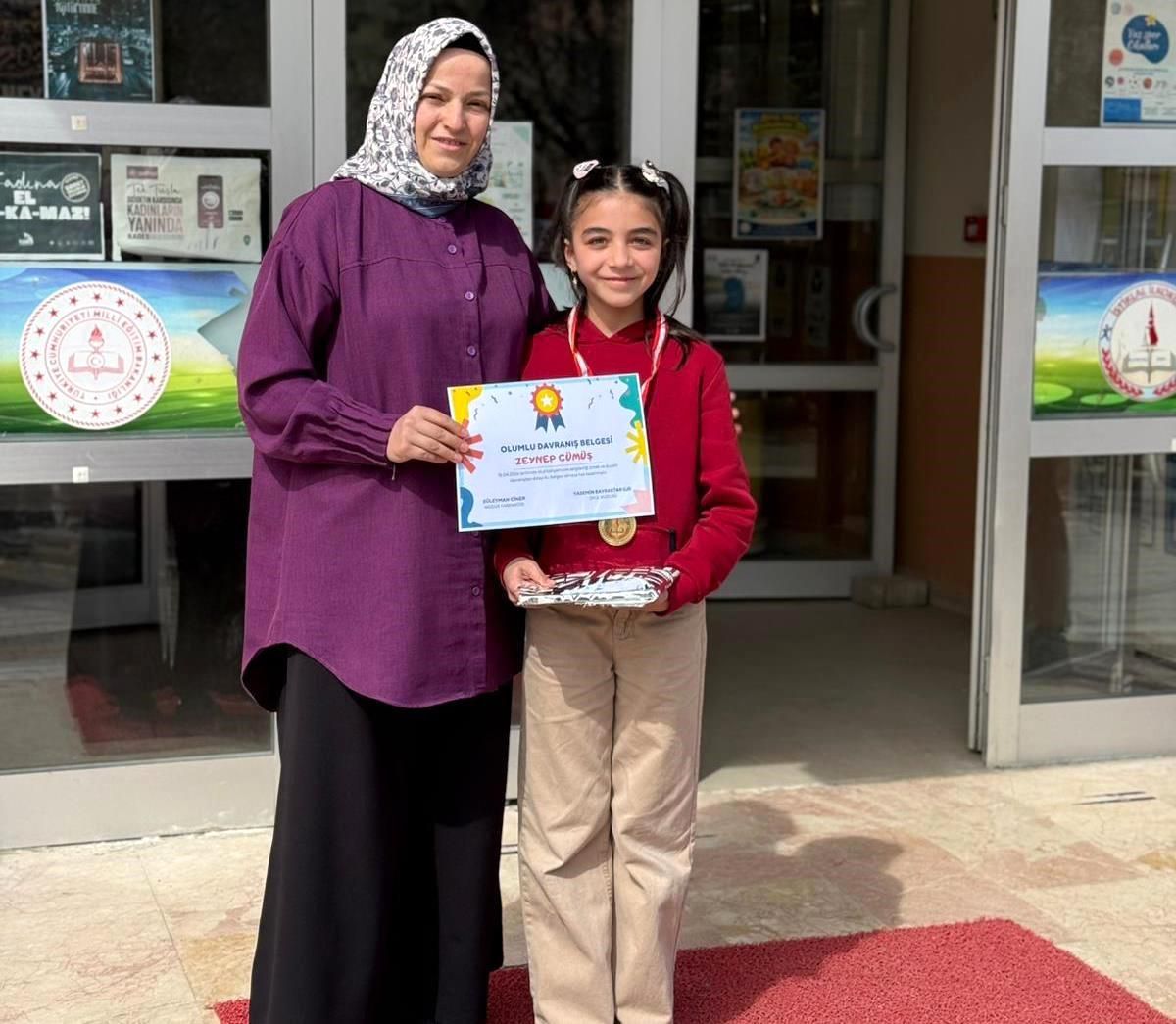 Zeynep\'ten örnek temizlik davranışı