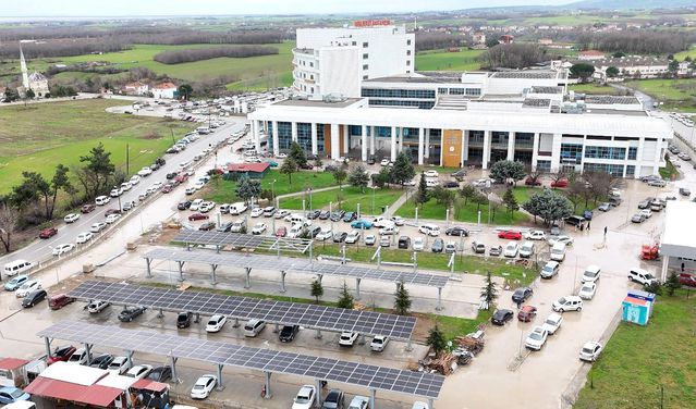 Bafra Devlet Hastanesi GES ile Enerji Üretiyor