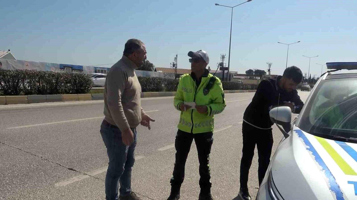 Hatay\'da Dronlu Trafik Denetimi: 70 Bin TL Ceza
