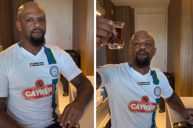 Felipe Melo’dan Fenerbahçe’ye ”Rize çayı” göndermesi
