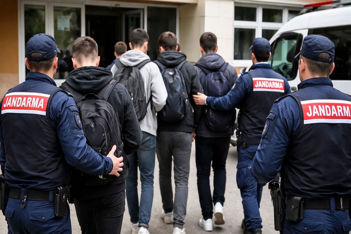 İzmir\'de okul saldırısı hazırlığı iddiası: 8 öğrenci gözaltına alındı