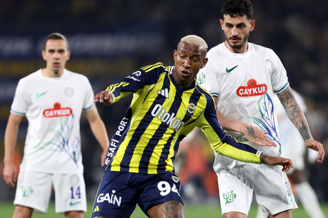 Fenerbahçe, 10 kişi kalan Çaykur Rizespor karşısında 90+8'de yıkıldı