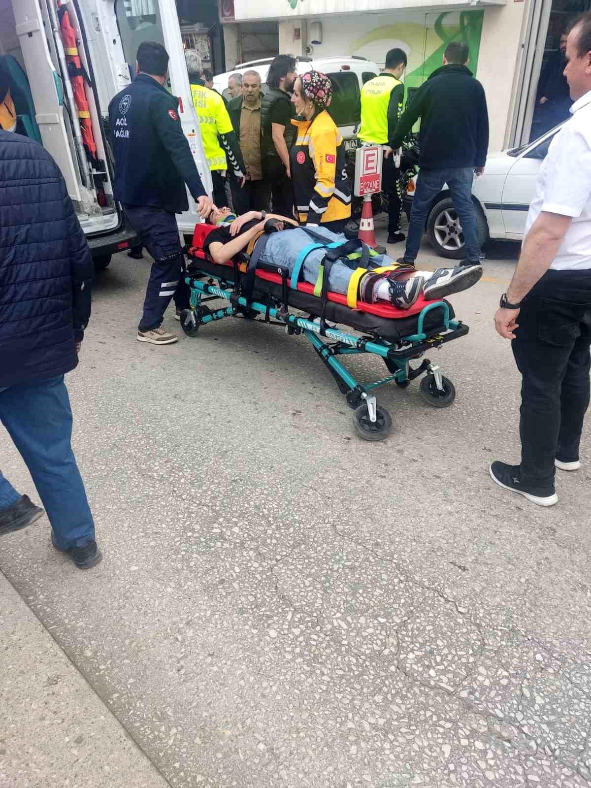 Tosya\'da Motosiklet Kazası: Sürücü Yaralandı