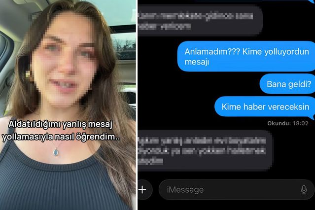 Kocasının yanlışlıkla gönderdiği mesaj sayesinde aldatıldığını öğrendi