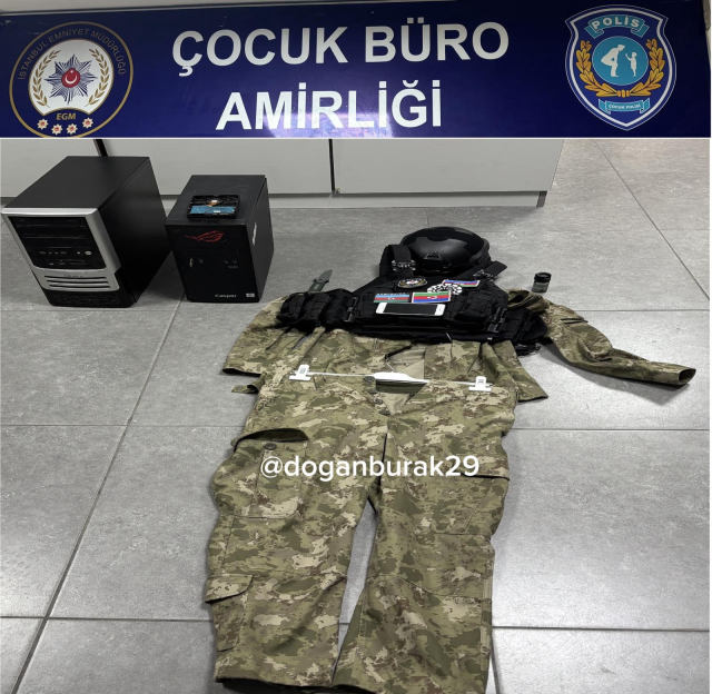 Okul saldırısı sonrası tehditler savuran hain tutuklandı! Evinden çıkanlara bakın