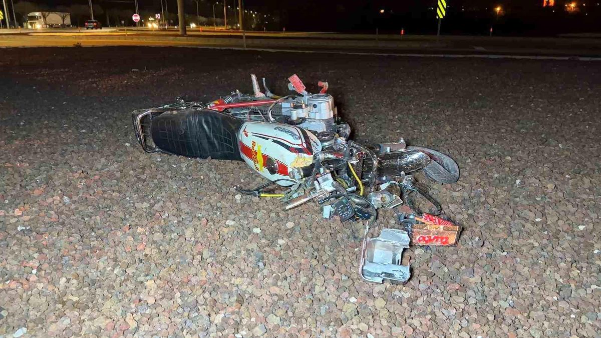 Afyonkarahisar\'da Motosiklet Kazası