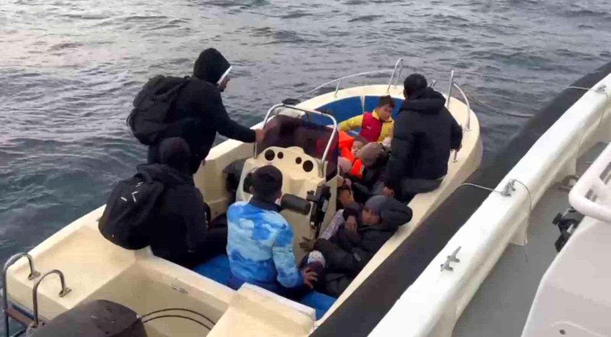 Çanakkale\'de 13 Kaçak Göçmen ve 2 Organizatör Yakalandı