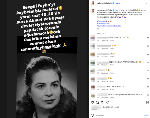 Devlet Tiyatrosu'nun usta ismi Feyha Çelenk hayatını kaybetti