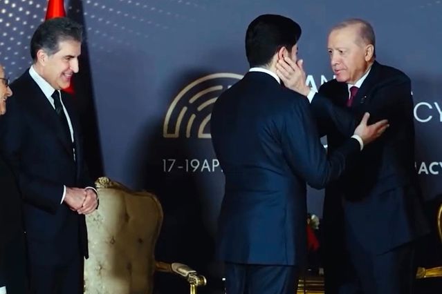 Erdoğan, Barzani’nin oğlunu çok sevdi