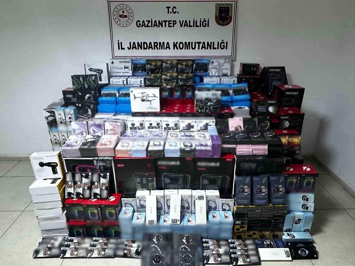 Gaziantep\'te 3 milyon TL değerinde kaçak malzeme ele geçirildi: 1 gözaltı