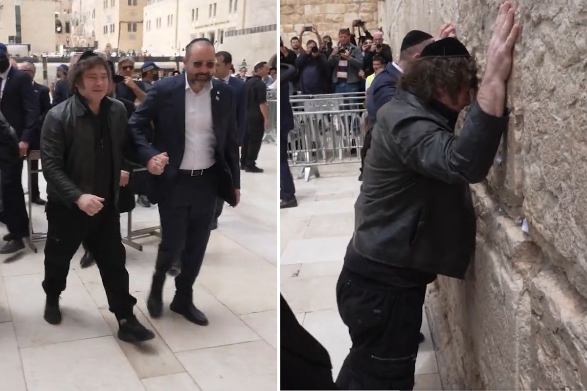 Arjantin Devlet Başkanı İsrail\'de soluğu yine Ağlama Duvarı’nda aldı, desteğini tekrarladı