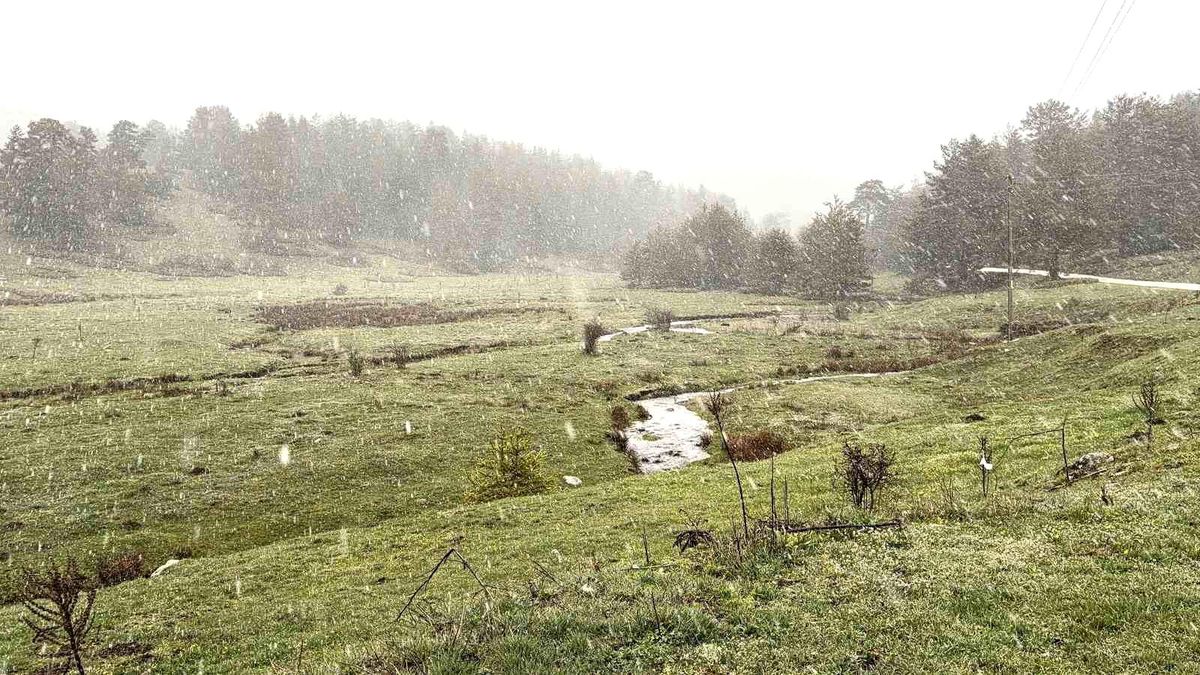 Bolu\'da Kar Yağışı Başladı