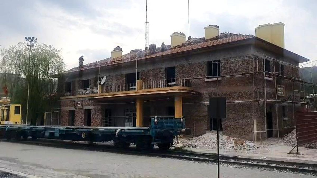 Tarihi Palu Tren İstasyonu Yenileniyor