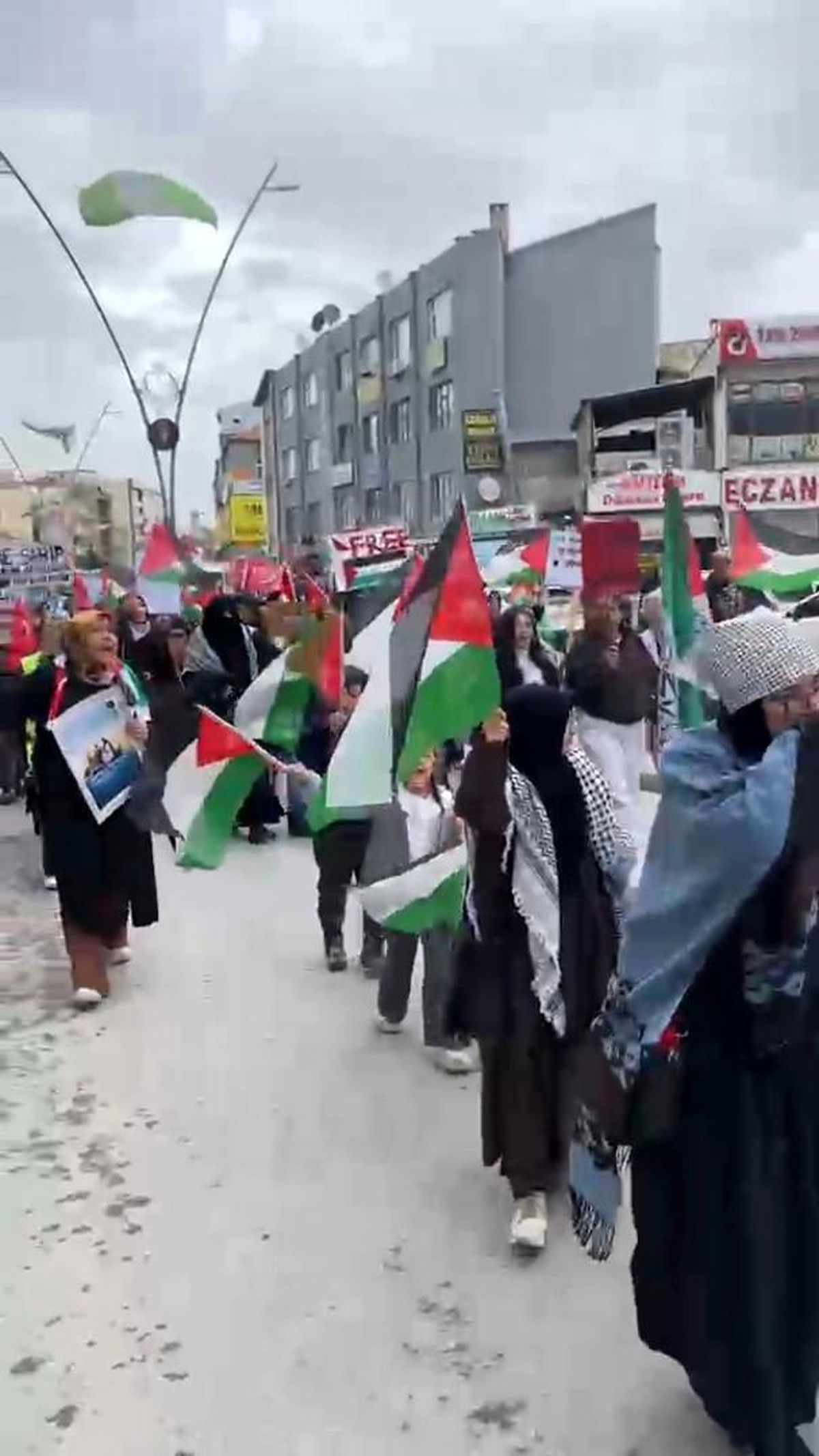 Ereğli\'de Gazze İçin Yürüyüş