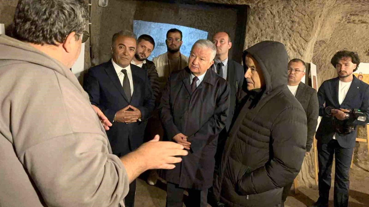 Güzelyurt\'tun yeraltı şehrinde "Gizli hazine" sergisi