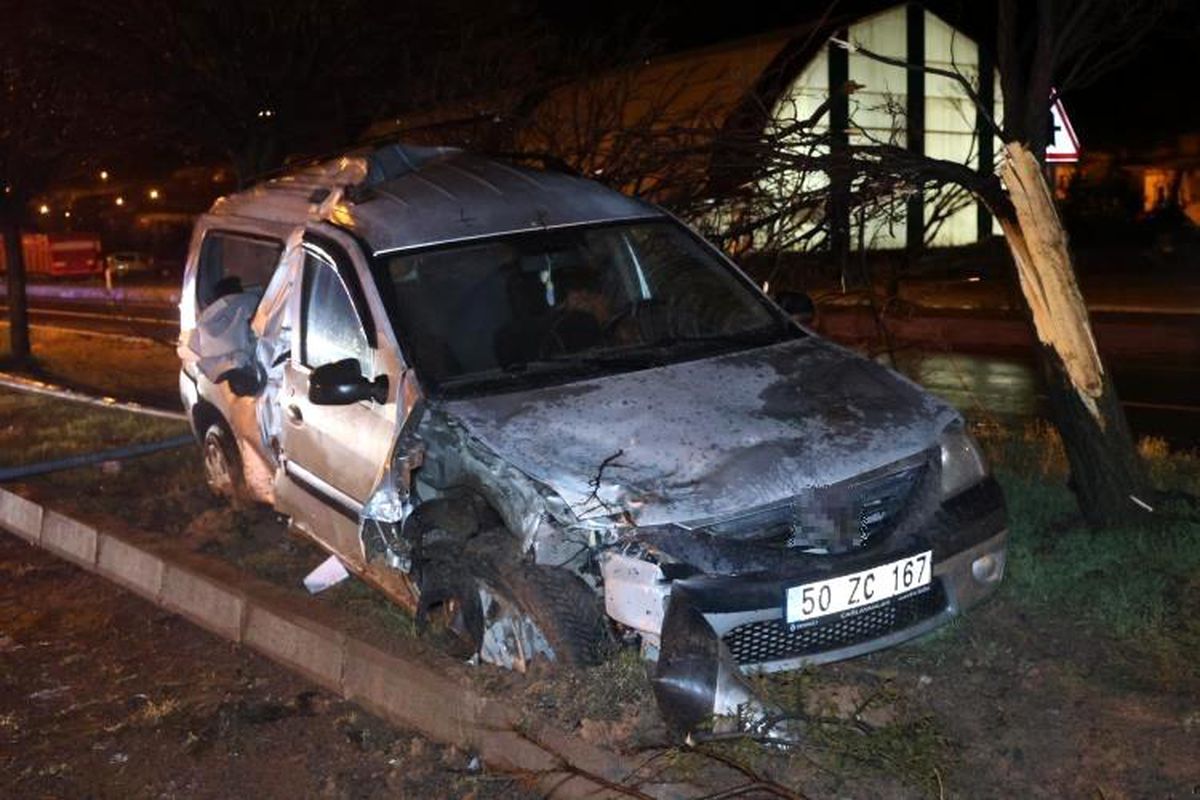 Alkollü Sürücü Kazadan Kaçmaya Çalıştı