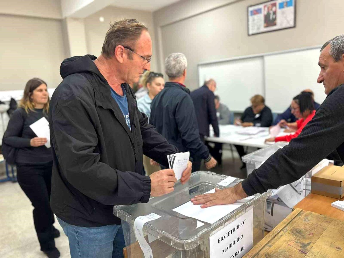 Lüleburgaz\'da Bulgaristan Seçimleri