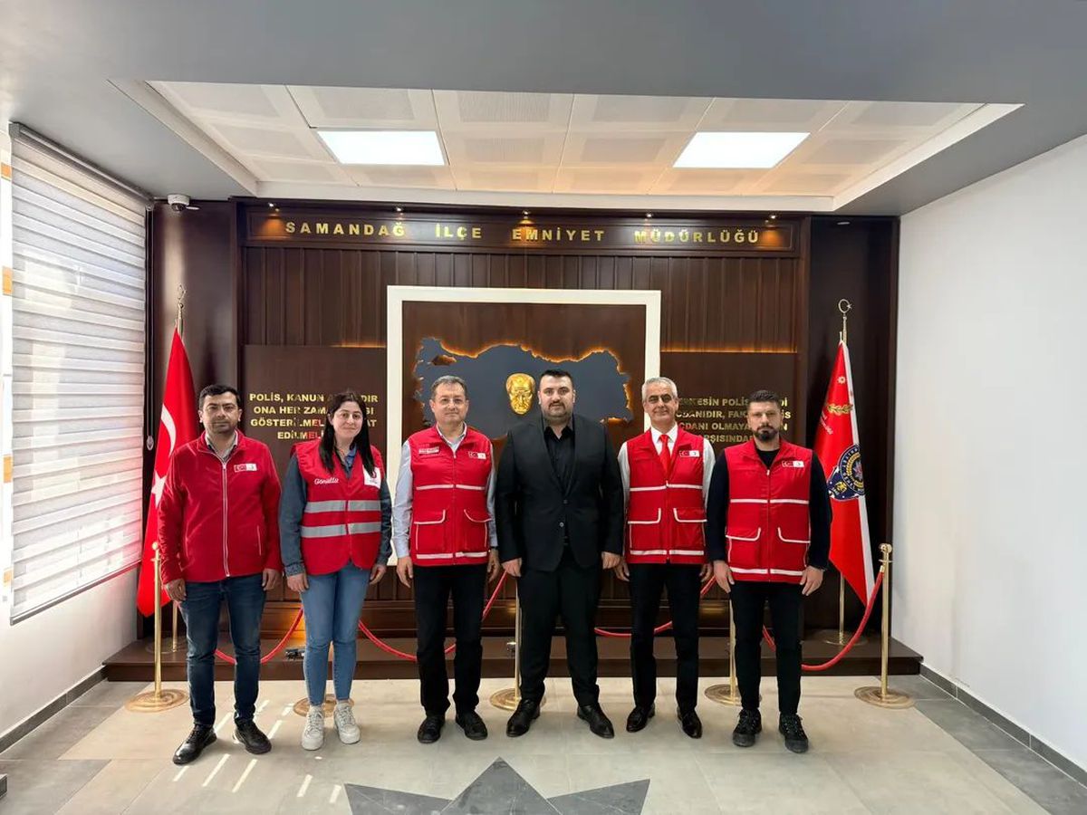 Kızılay’dan Samandağ İlçe Emniyet Müdürü Nacioğlu’na ziyaret