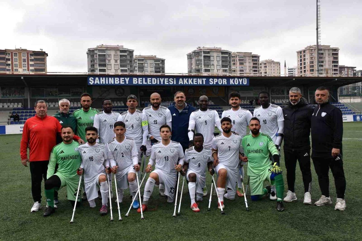 Şahinbey Ampute\'den gol şov: 5-0