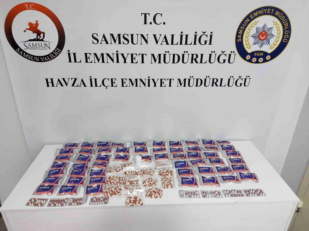 Samsun\'da Sentetik Ecza Operasyonu