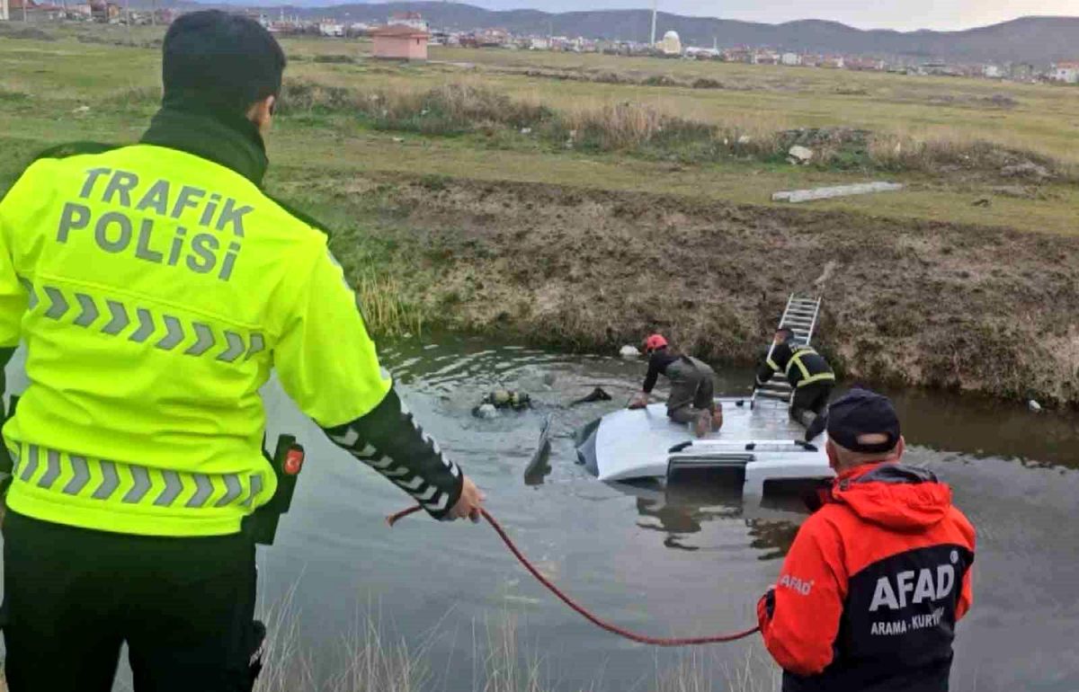 Aksaray\'da Sulama Kanalında Araç Bulundu
