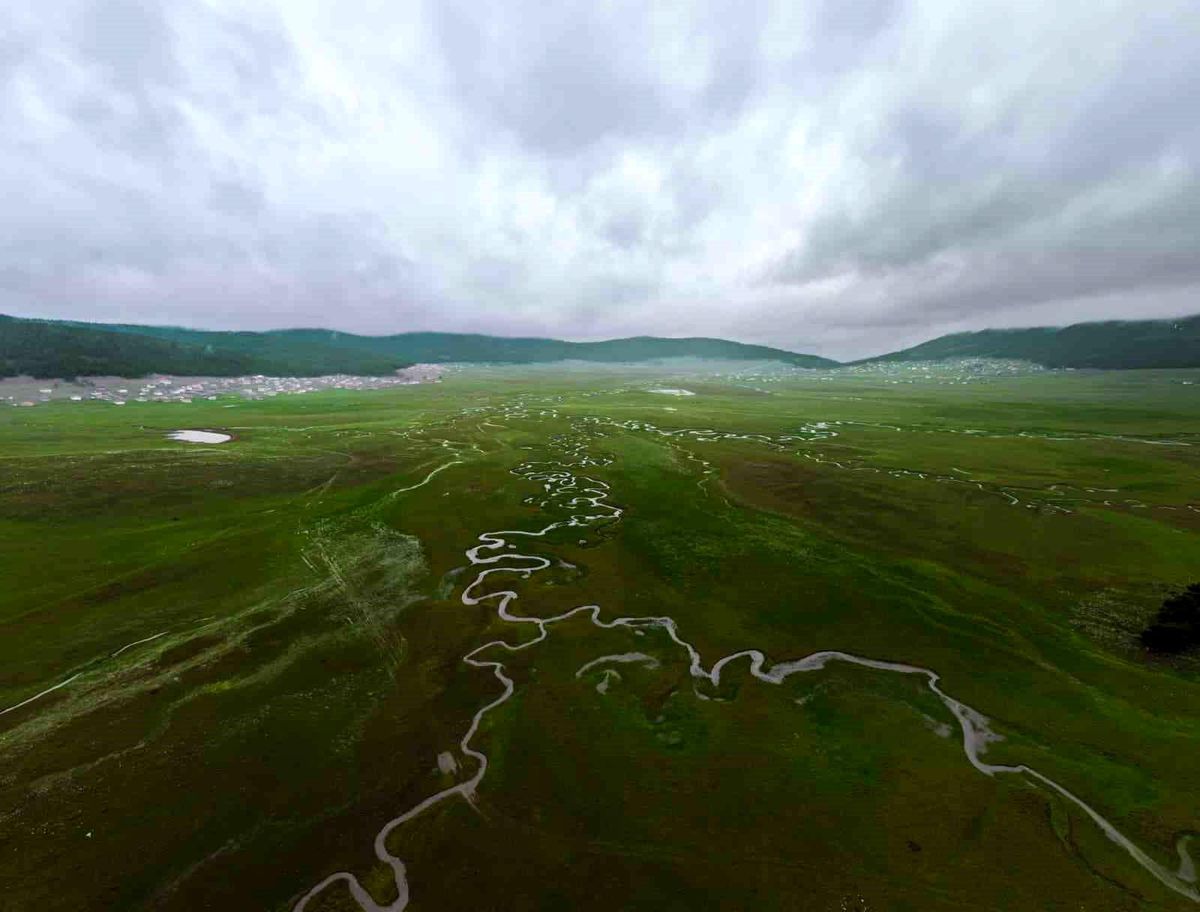 Çamlıdere\'de Dron ile Menderes Güzellikleri