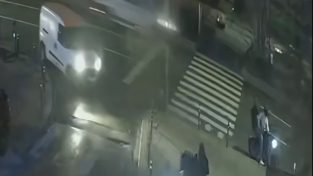 Beşiktaş'ta üniversite öğrencisi Zümra'nın hayatını kaybettiği kaza kamerada